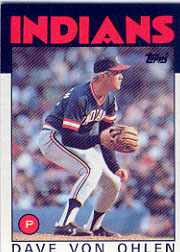 1986 Topps Baseball Cards      632     Dave Von Ohlen
